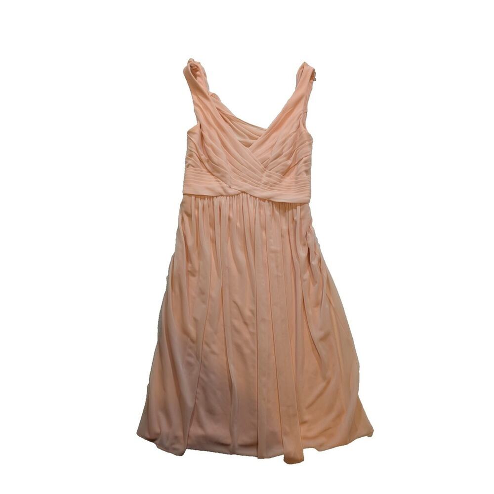 davids bridal bridesmaid dress bellini colored size 2